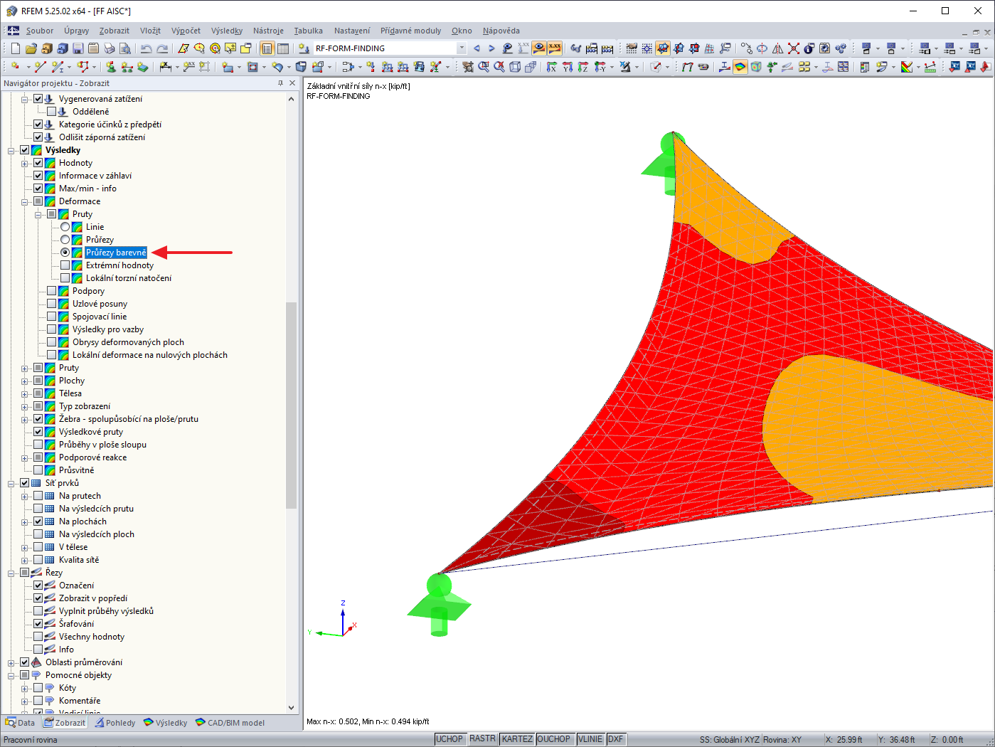 Projekt-Navigator - Anzeigen