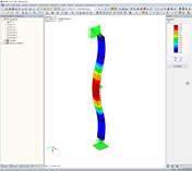 Mit RF-STABIL ermittelte Eigenform