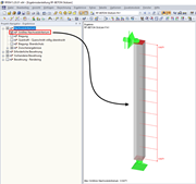 Größtes Nachweiskriterium aller Nachweise für das gesamte Bauteil