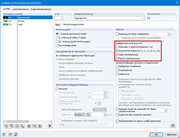 Standardeinstellung bei Lastfällen