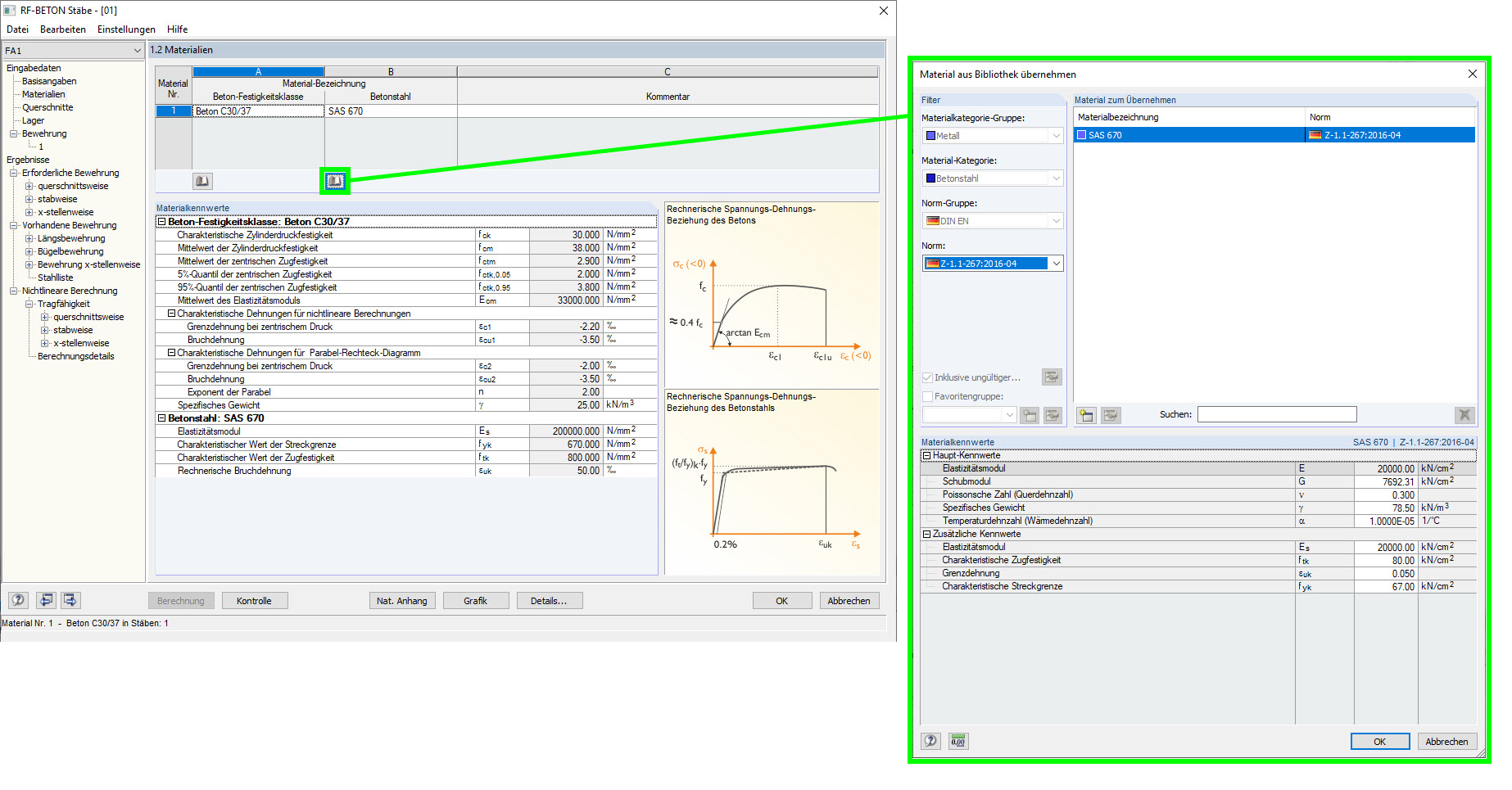 Bewehrungsstahl SAS 670
