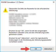 Prüfung der Eingaben