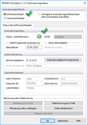 Autorisierungsstatus
