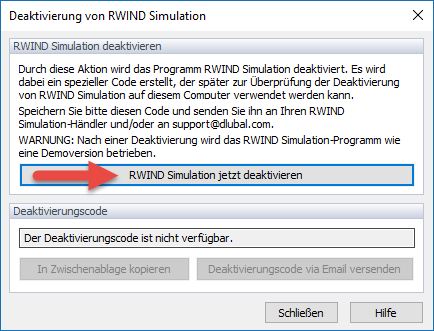 E-Mail Deaktivierung