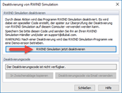 E-Mail Deaktivierung
