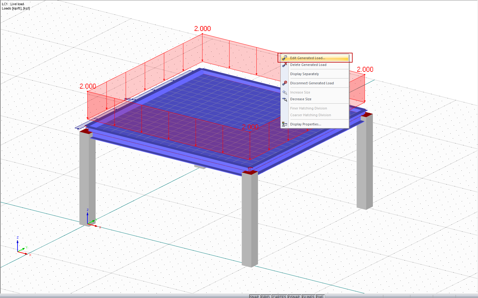 Nutzlast - Faktor bearbeiten