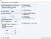 Dialog Details, Kontrollfeld Symmetrie