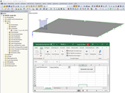 Über das Makro erzeugte trapezförmige Linienlast