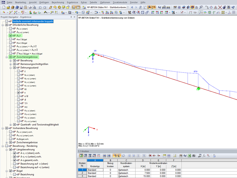 Zwischenergebnisse vorhanden