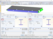 Linien und Knoten der Stäbe 1 und 2