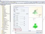 Benutzerdefiniertes Achsensystem bearbeiten - Identisch mit der Linie