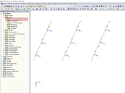 Aktivieren der lokalen Linienachsensysteme x,y,z im Zeigen-Navigator