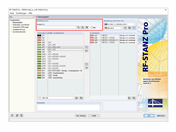 Maske 1.1 des Moduls RF-STANZ Pro mit der Auswahl der Knoten für den Nachweis
