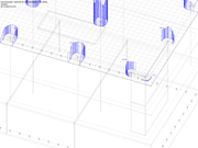 Angepasster Verlauf der Querkräfte im kritischen Rundschnitt an Wandecke