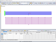 Stablast in Richtung der negativen lokalen Stabachse z