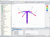 Träger und Stützen verbunden