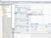 Einfügen der Werte in die Tabelle des Linienrasters