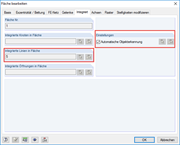 Dialog "Fläche bearbeiten" → "Integriert"