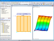 Verformungen unter Berücksichtigung der Nachgiebigkeit der Verbindung