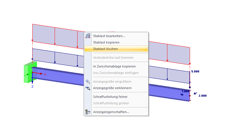 Last in Grafik löschen