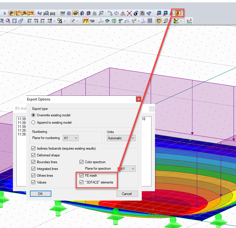Option Direkter Export