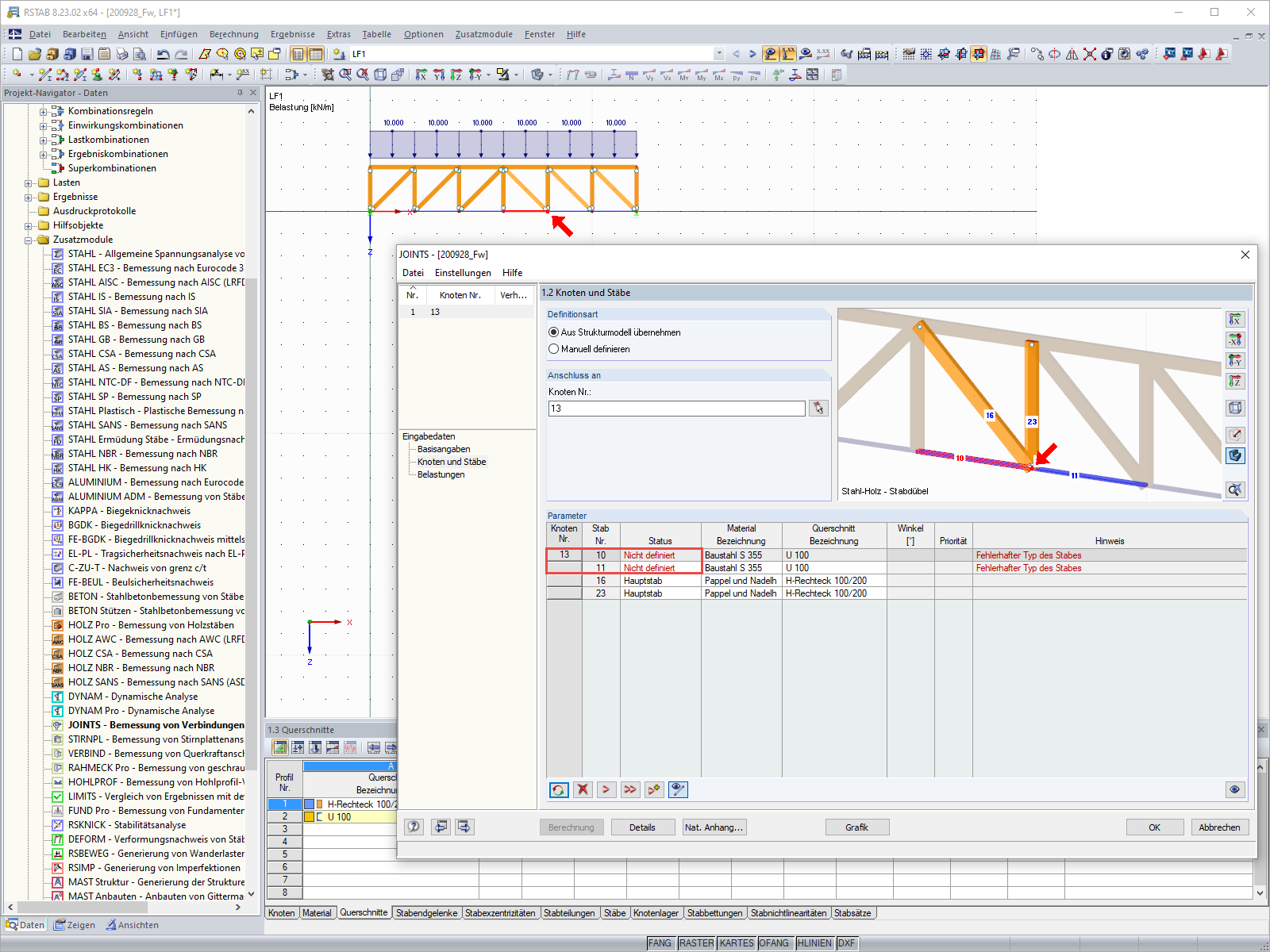 Zusatzmodul Struktureingabe aus Modell