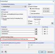 Pfad des Firmenlogos