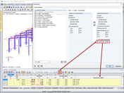 Dialog "Tabellenfilter" - Option "Zugehörige Lastfälle"