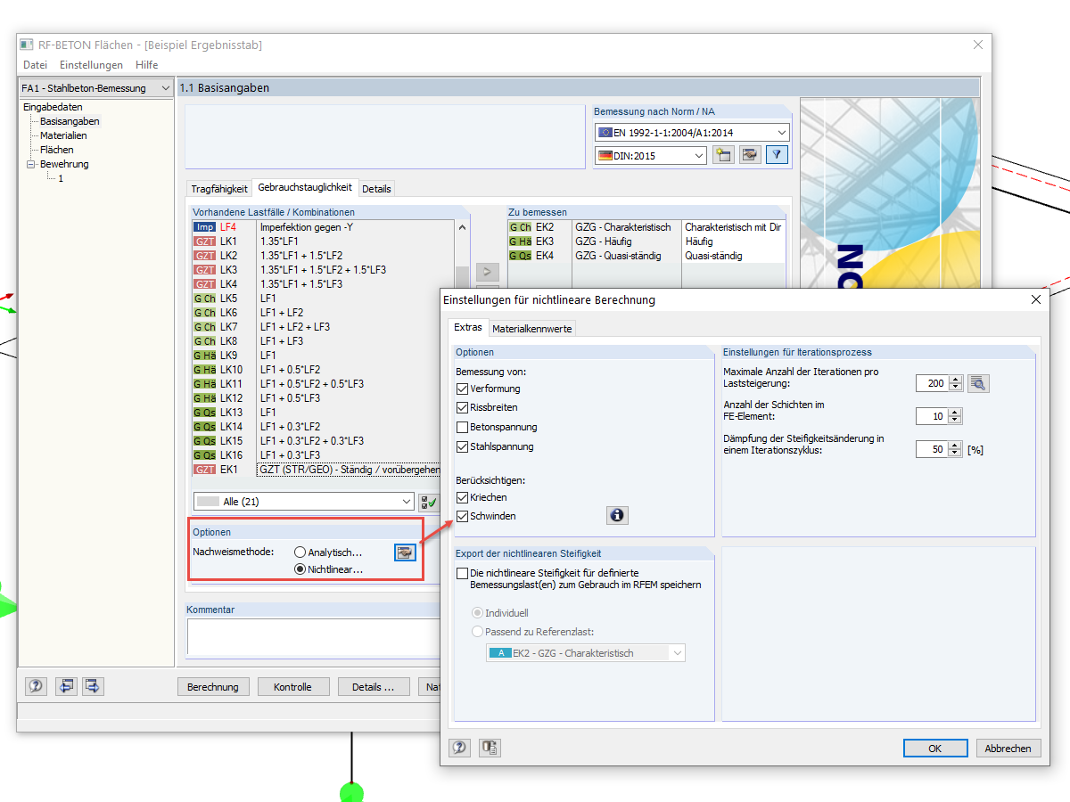 Kriechen und Schwinden