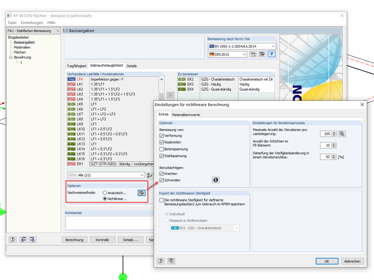 Kriechen und Schwinden