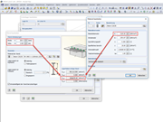 Lagerfeder in z infolge Wand