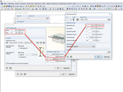 Lagerfeder in z infolge Wand
