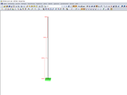 Beispiel: Nicht konstanter Normalkraftverlauf innerhalb eines Stabes