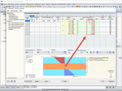 Anzeige der Spannungen in Tabelle