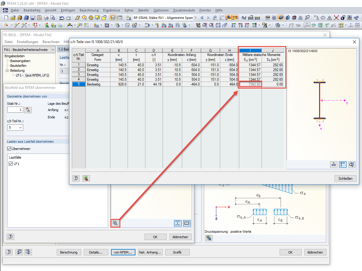 Mittlere statische Momente