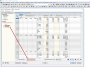 Bewehrung in Rasterpunkten
