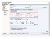Eingabe der vorhandenen Grundbewehrung