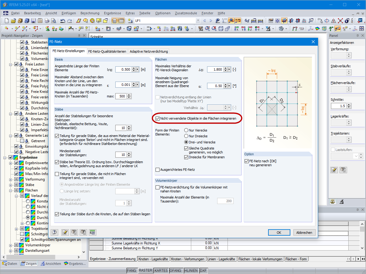 Nicht verwendete Objekte mit vernetzen