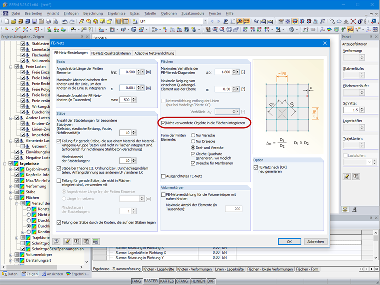 Nicht verwendete Objekte mit vernetzen