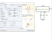 Temperaturen im Bauteil - Rippe