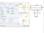 Temperaturen im Bauteil - Rippe
