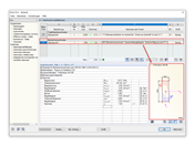 Anzeige Querschnitt für Brandschutznachweis