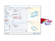 Horizontale Last auf trichterförmige Fläche