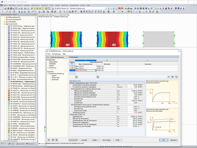 Material entspricht nicht den Anforderungen der aktuellen Norm