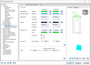 Anzeigeeigenschaften für Knotenlager