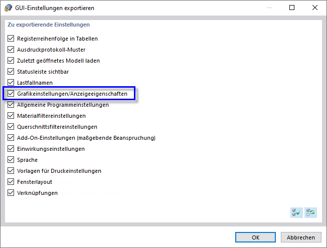 Konfiguration festlegen