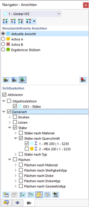 Navigator - Ansichten