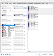 Norm für Stahlbemessung auswählen