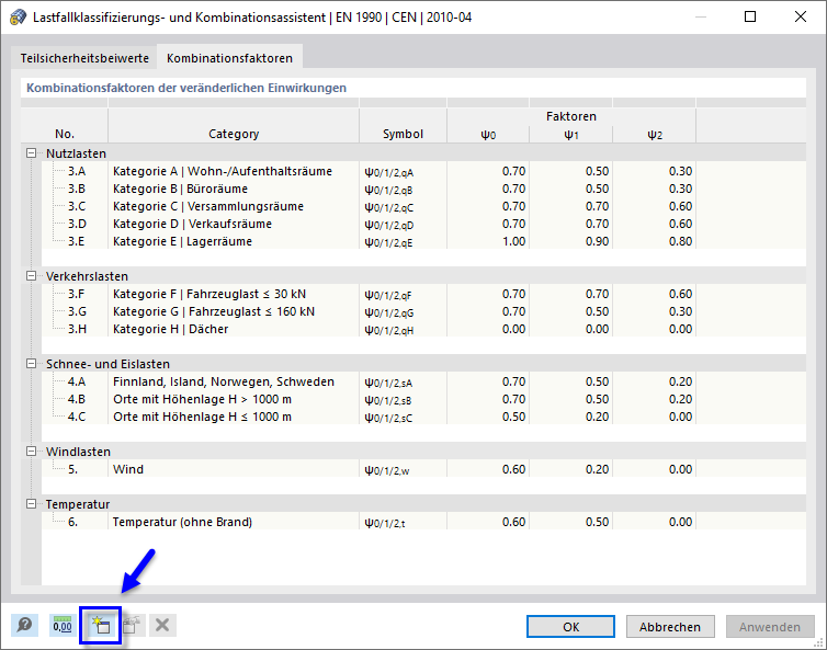 Neuen Nationalen Anhang erzeugen