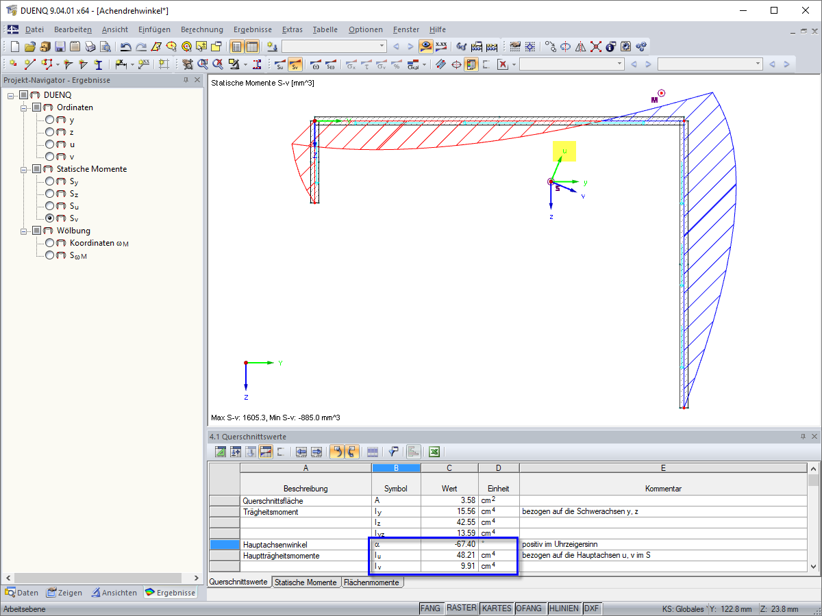 Hauptträgheitsmomente